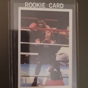 1987 Mike Tyson HOF Boxing RC Rookie A Question of Sport Good Condition