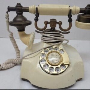 Retro Vintage MCM Regal French Cord Phone Desk or Home Decor LOUIS IV