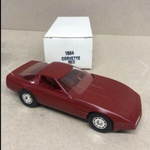 1984 Corvette Promotional Model Car Red Original Box.