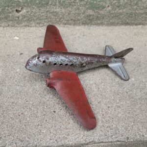 Vintage Pressed steel/metal airplane Wyandotte Hubley Tonka Structo MX 119