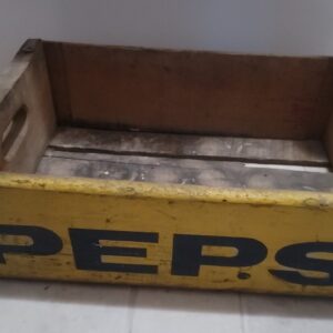 Vintage 1962 Wood Pepsi-Cola Soda Pop Bottle Crate Bottles Home Carrier Coke Rc