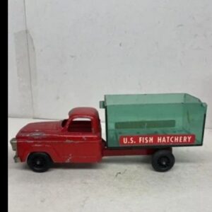 VTG 1950’s Hubley US Fish Hatchery Truck Diecast Die Cast Toy Vehicle