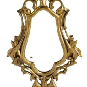 Antique Vintage Italian Gold Gilt Art Nouveau Gorgeous Glass Mirror 23W"x25L"