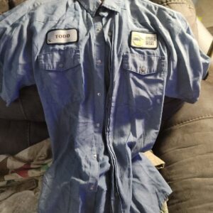 VINTAGE CARGILL Hybrid Seeds Work Wear Shirt Short Sleeve Adult PATCH