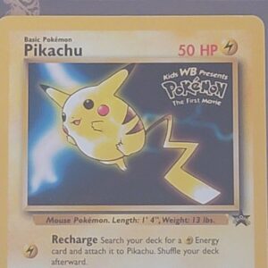 57_950002b9-7649-48f8-8a5d-2fc6e3d1e3f4.jpg Pikachu Promo 4 Pokemon Card Kids WB Presents Pokemon The First Movie