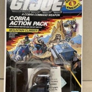 1987 Hasbro GI Joe Cobra Action Pack Mountain Climber figure accessory NIP