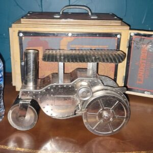 Vtg. Lindstrom Tin Wind Up  SteamRoller Original Box Works Tonka Toy Wyandotte