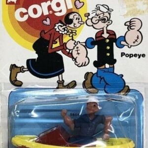 Vintage Corgi Juniors 1980 Popeye in Boat New in package no.67 New