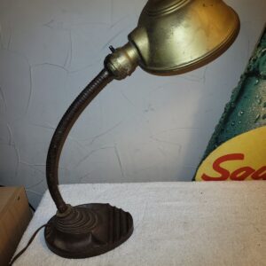 57_ad90e9c3-f74d-408a-838a-498e459804db.jpg Vintage Old EAGLE Mfg. Art Nouveau Gooseneck Lamp MCM