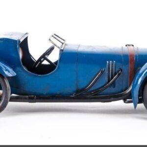 Vintage Classic Racing Sport car Bugatti Metal Tin toy Collectible Decor