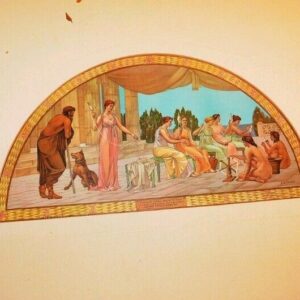 5 PC LOT 1893 Columbian Exposition Souvenir Lithograph  Americana World's Fair