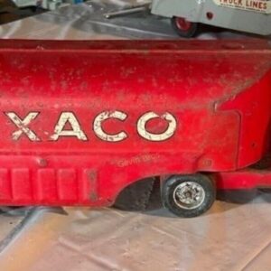 1950-60s Buddy L Texaco Oil Tanker Delivery Truck Pressed Steel