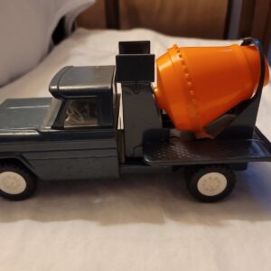 Vintage Structo Pressed Steel Metal Toy Concrete Truck Cement Mixer Decor