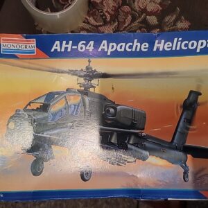 Monogram AH-64 Apache Attack Chopper 1/48 Scale Model Kit 5443 Open Box