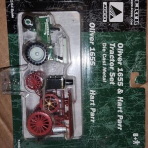 2003 Ertl Oliver 1655 & Hart Parr Tractor Set New In Sealed Package