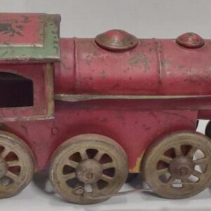 Antique Pressed Steel Dayton Schreible Hill Friction Climber Steam Locomotive