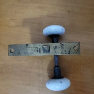 Vintage Set of Door Knobs Lock set