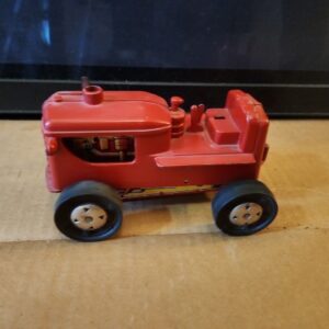 Vintage Mar Toys small wind up tractor plastic and tin A/F not working