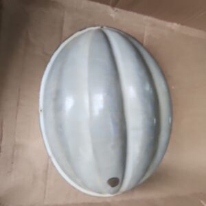 Antique Steamed Pudding Mold Tin Metal LIQ Melon Shaped Pudding