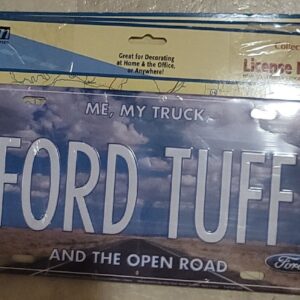 Ford Tuff License Plate - SOTT12050 Mustang