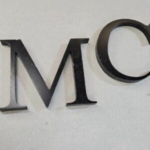 10" Letters Sign YMCA Architectural Salvage LETTERS Vintage