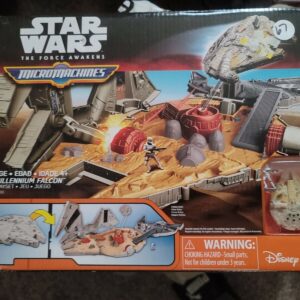57_e25c605a-de2c-41c5-863b-6ee90b88478b.jpg NEW STAR WARS FORCE AWAKENS MICRO MACHINES MILLENIUM FALCON PLAYSET B3533! s84