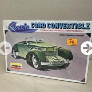 VINTAGE LINDBERG MODEL KIT CLASSIC CORD CONVERTIBLE 1:25