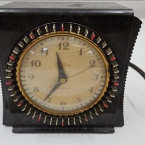 Telechron Selector Mantle Clock Timer 1940s Bakelite 8H55 Art Deco