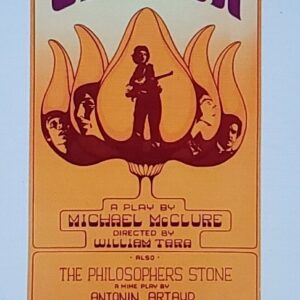 Michael McClure poster for Theatrical Production, Blossom
