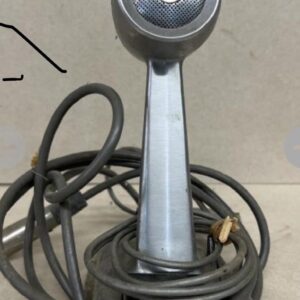 VTG McMartin Dynamic Hi-Z Microphone Desktop Push Button Mic Space Age Machine