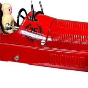 Marklin Mercedes Benz Red Arrow Racer Clockwork Wind Race Car Near Mint