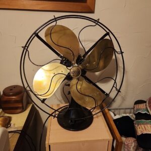 Antique 12" Emerson Electric Fan Model No 29648 Needs Rewired Original Condition
