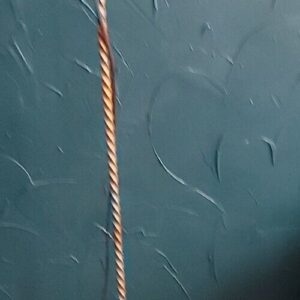 Vintage Art Deco Cast Iron Twisted Stem Rod Gooseneck Bridge Arm Floor Lamp