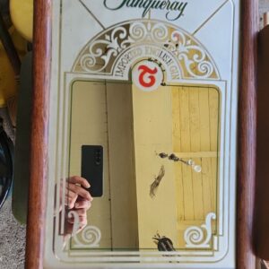 Tanqueray Mirrored Sign with Wood Picture Frame 19" x 13.5" Man Cave Toys