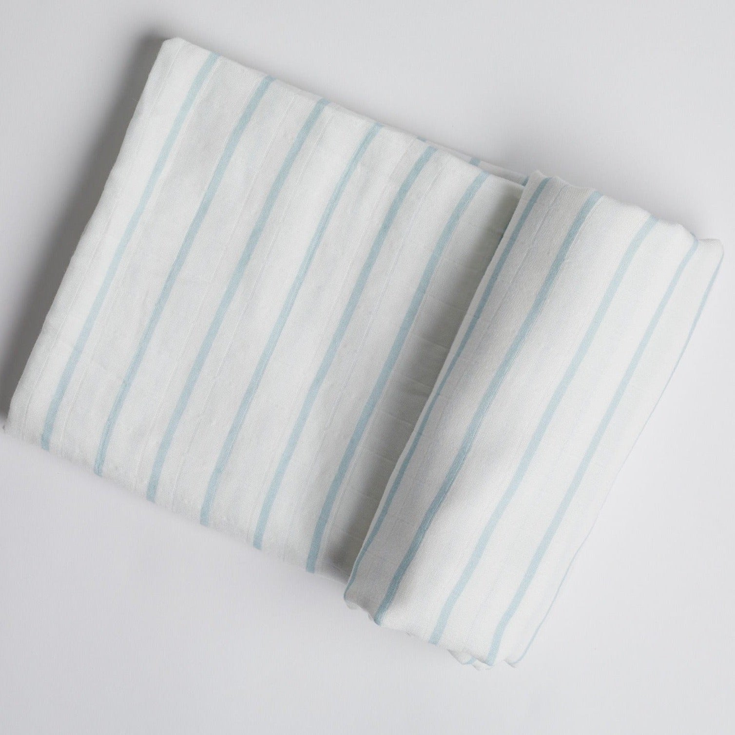 Powder Blue Stripe Swaddle