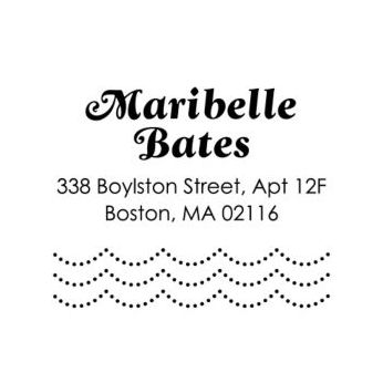 Pearl Waves Custom Stamp Set