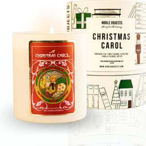 Christmas Carol Literary Candle