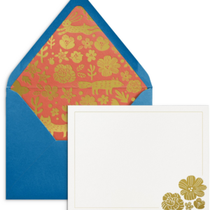 Luxe Lined Note Set - Fugu Fugu Blue