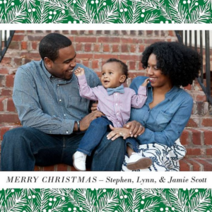 Berry Pine Horizontal Photo Card