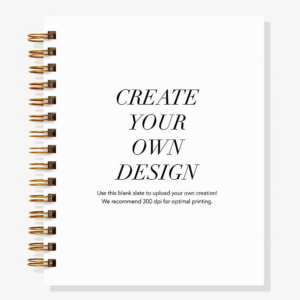 Upload Your Own 12-Month Custom Planner
