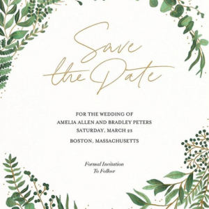 Verde Save the Date Card