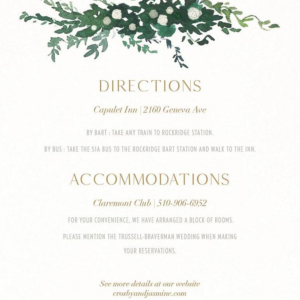 Lush Canopy Information Card
