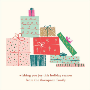 Gifts Holiday Photo Card