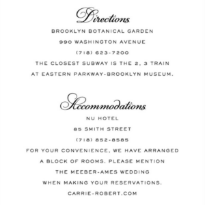 City Lights II Information Card