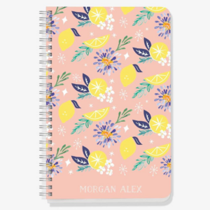 Citrus Floral Custom Journal