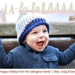 619418181.png Fa La La Holiday Photo Card