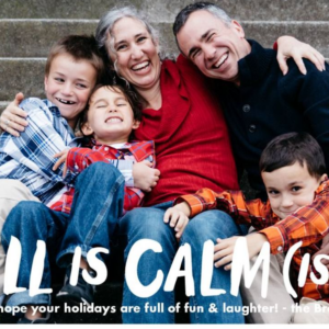 All is Calmish Holiday Photo Card