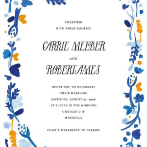 Miss Lila Wedding Invitation