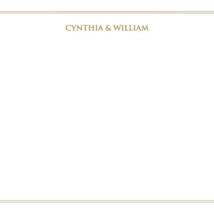 Double Loop Frame I Stationery