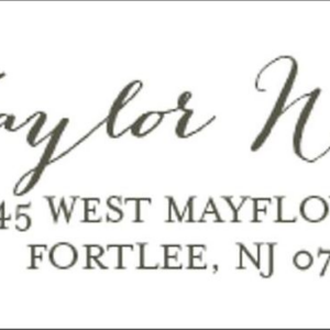 Olive Branch Return Address Label